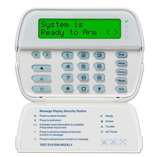 Teclado de control para sistema domótico - PK5500 - Digital Security Controls - de pared