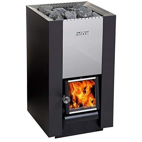 Calentador de sauna de leña - Harvia 22 - Fire Ice Systemtec Georg Zelger e.K. - 10 kW...20 kW / de suelo / de metal