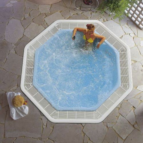 Spa empotrable - Octagon - Fire Ice Systemtec Georg Zelger e.K. - octogonal / 3 plazas / para 6 personas
