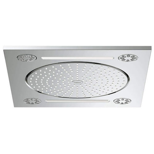 Rociador de ducha de techo - F-Series 15" - Fire Ice Systemtec Georg Zelger e.K. - rectangular / cascada / para el sector profesional
