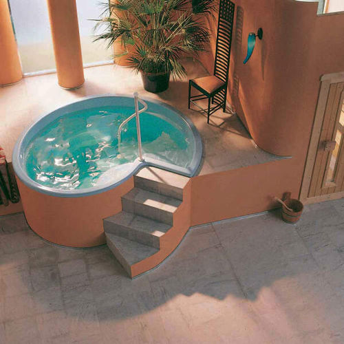 Bañera redonda - Dip Rondo 125 - Fire Ice Systemtec Georg Zelger e.K. - integrada / de uso profesional / de poliéster