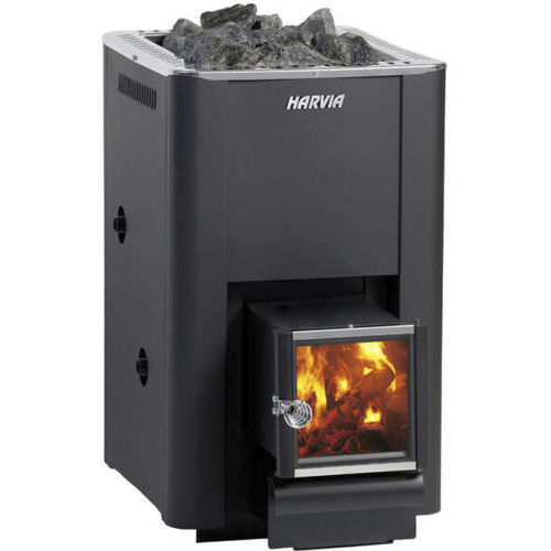 Calentador de sauna de leña - Harvia 20 sl - Fire Ice Systemtec Georg Zelger e.K. - 20 kW...50 kW / de suelo / de metal
