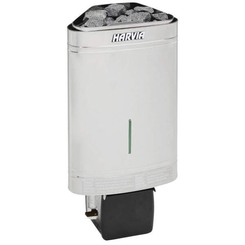 Calentador de sauna eléctrico - HARVIA DELTA COMBI - Fire Ice Systemtec Georg Zelger e.K. - 0 - 5 kW / de suelo / de acero inoxidable