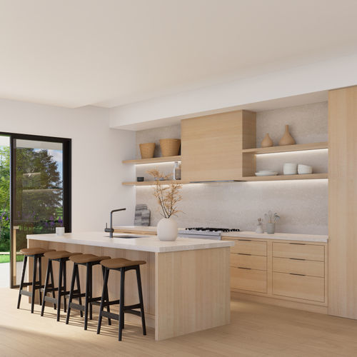 Encimera de composite - TRAVERTINE - Fujian Ultracera New Materials CO.,Ltd - de piedra / de piedra reconstituida / para cocina profesional