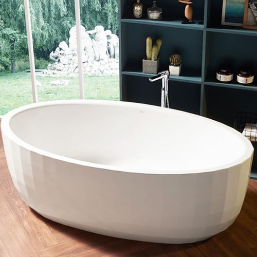 Bañera ovalada - HD8633 - Huida Sanitary Ware Co., Ltd. - independiente / para vivienda / de uso profesional