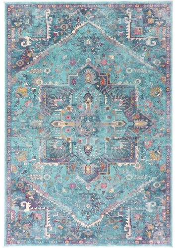 Alfombra vintage - AZTECA - Cutcut - con motivos decorativos / de viscosa / rectangular