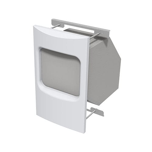 Dispensador de pañales encastrable TWNP01 Wallgate Ltd de acero