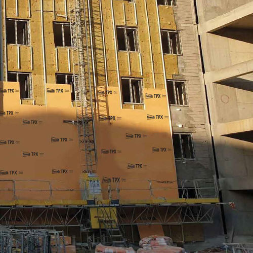 Aislante térmico - TPX - Taouab - de fibra de vidrio / tipo panel / para exterior