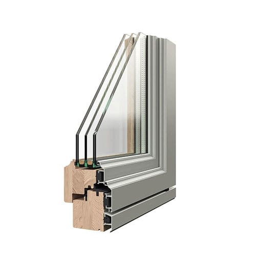 ventana madera-aluminio - Caiframe