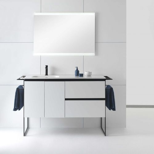 Mueble de lavabo de pie - STRUCTURE - ROYO GROUP - de roble / de wengué / contemporáneo