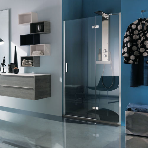 Mampara de ducha fija - B3730 - SAMO - plegable / giratoria / para ducha empotrada