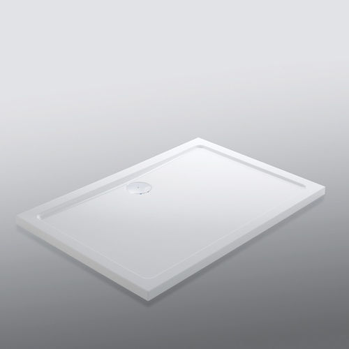 Plato de ducha rectangular - D1076 - SAMO - montado en la superficie / de porcelana / antideslizante