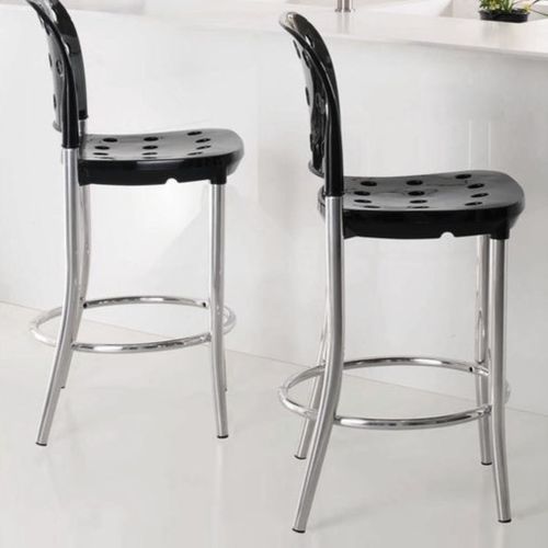 Silla de bar contemporánea - MINNI - Tisettanta - de interior / de tejido / de plástico
