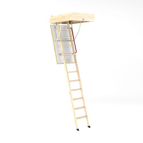 Escalera escamoteable para ático - LTK - FAKRO - de madera / para uso residencial