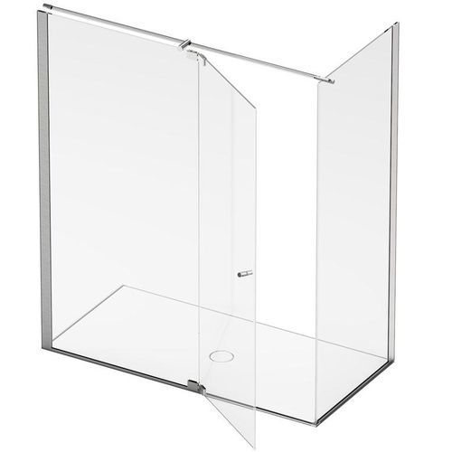 Cabina de ducha de vidrio - WB 1470D - WB 1480D - SIMAS ACQUA SPACE - plegable / de esquina / para uso residencial