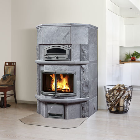 Estufa de leña - TLU2637/11 - TULIKIVI - tradicional / de esteatita