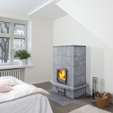 Estufa de leña - TU2200/4 - TULIKIVI - tradicional / de piedra