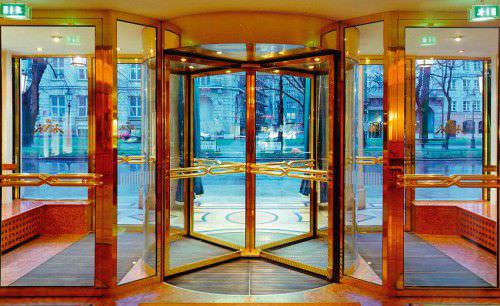 Puerta de entrada - Tambest Glass Solutions - de madera / giratoria / acristalados