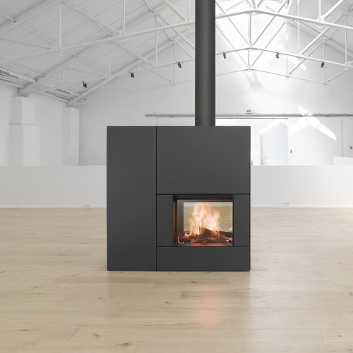 Chimenea de leña - 22-90 DOUBLE-SIDED - Stûv - contemporánea / hogar
