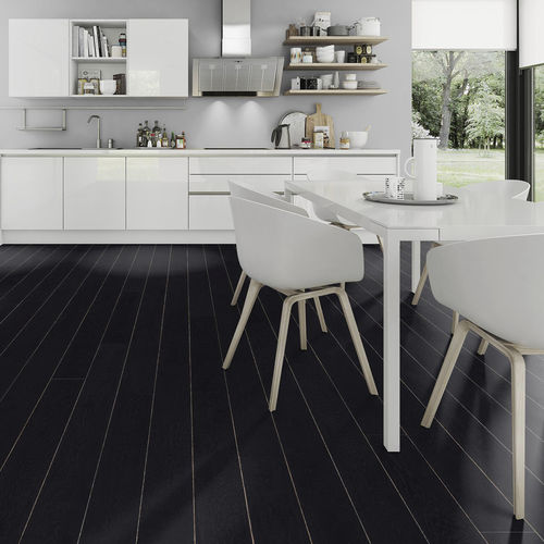 Parquet multicapa - Caillebotte Planches Tchanquées - SOBOPLAC - de roble / barnizado / para pegar
