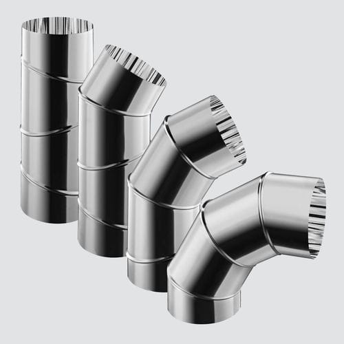 Racor de aluminio - 0-90 DEGREE EXTENSION - SOLATUBE GLOBAL MARKETING INC - acodado / recto
