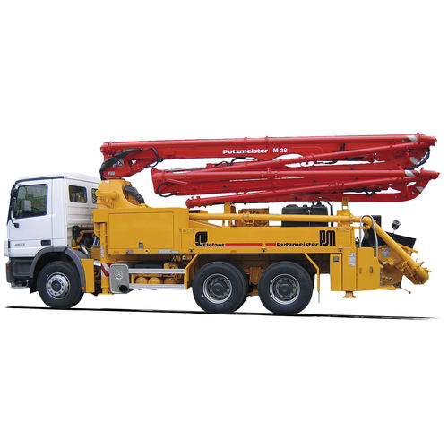 Bomba para hormigón móvil - M 28-4 - PUTZMEISTER