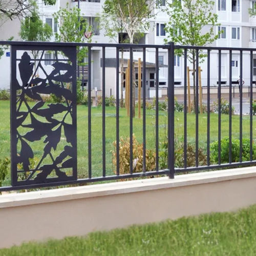 Valla con paneles - FLORILEGE™ - NORMACLO - con barrotes / residencial / para espacio público