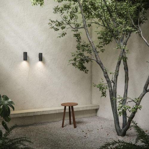 Aplique contemporáneo - NUDE - Modular Lighting Instruments - de exterior / de aluminio / redondo