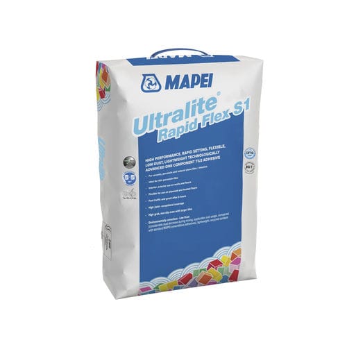 Mortero cola de sellado - ULTRALITE RAPID FLEX S1 - MAPEI - para solera / para baldosas / para hormigón