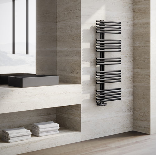 Radiador toallero contemporáneo - Pavone 25 - Caleido srl - eléctrico / de agua caliente / 501 w...750 w