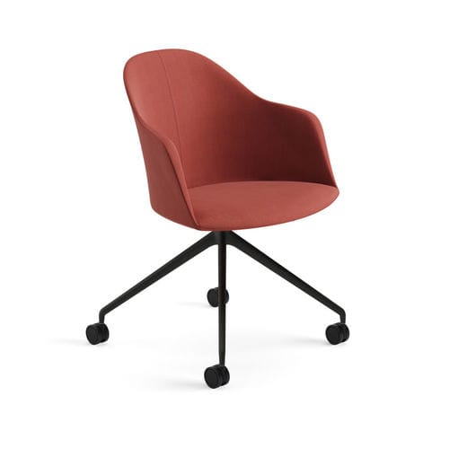 Sillón contemporáneo - 2234 - Arper - de cuero / de tejido / tejido recubierto