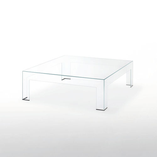 Mesa de centro contemporánea - ATLANTIS - GLAS ITALIA - de vidrio / rectangular / para uso residencial