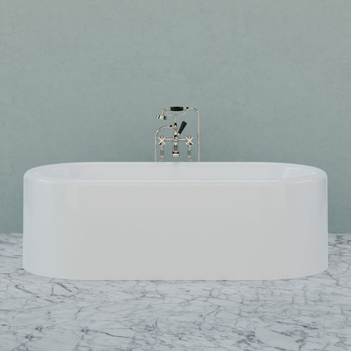 Bañera ovalada - LB 8642 - LEFROY BROOKS - independiente / de composite / contemporánea
