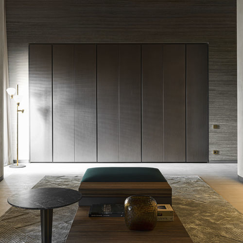 Armario contemporáneo - GLISS MASTER-FIND ME - Molteni&C - de roble / de eucalipto / con puerta corredera
