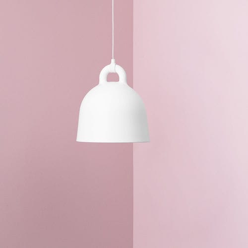 Lámpara suspendida - BELL - Normann Copenhagen - de aluminio / contemporánea / con cable