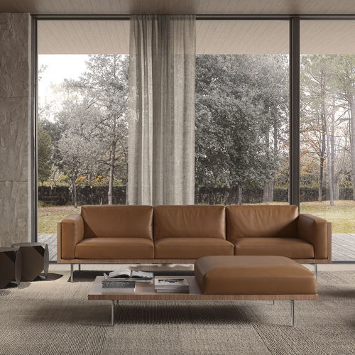 Sofá contemporáneo - ASCOT - Rivolta - de tejido / de cuero / verde