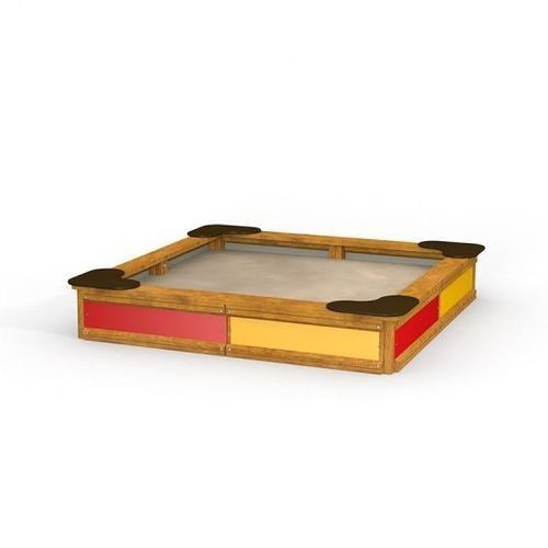 Cajón de arena de alerce - 10700 - Lars Laj - para parque infantil / de madera / de plástico