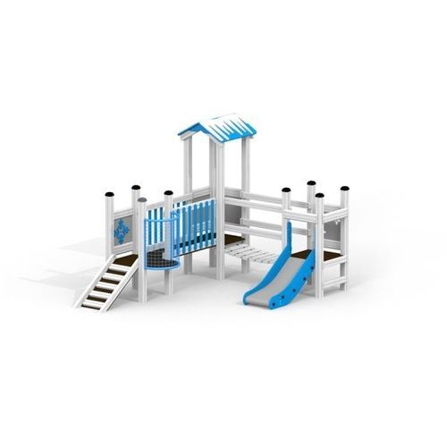 Estación de juego para parque infantil - WINTER CASTLE     - Lars Laj - de madera / de acero inoxidable / de PEAD