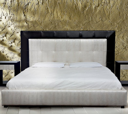 Cama extragrande - EXCELSIOR - Stone International - queen size / contemporánea / tapizada