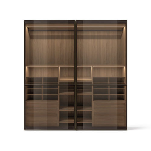Armario modular - VITRUM - Kico srl - contemporáneo / de vidrio / de aluminio anodizado