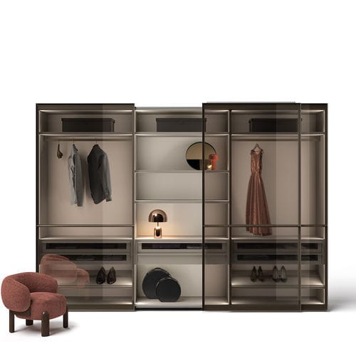 Armario modular - BREAK - Kico srl - contemporáneo / de roble / de nogal
