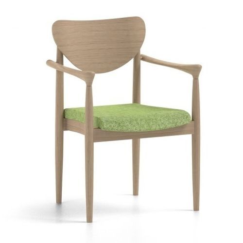 Silla contemporánea - PIA - Piaval srl - de interior / de tejido / con base de haya