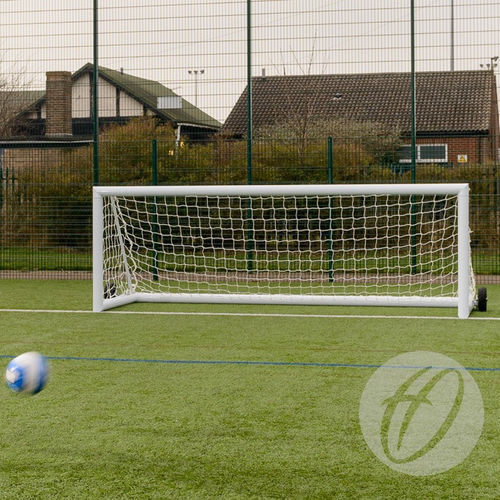 Portería de fútbol de aluminio - FBL-445 - Harrod Sport - móvil / con contrapeso / blanca
