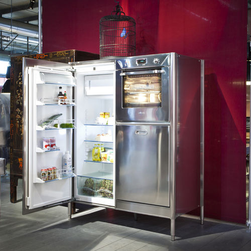 Mueble de cocina - 128 REFRIGERATOR, OVEN & DISHWASHER - ALPES-INOX