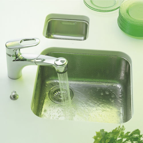 Fregadero bajo encimera - radius 60 VS - ALPES-INOX - de 1 cubeta / sin escurreplatos / acero inoxidable