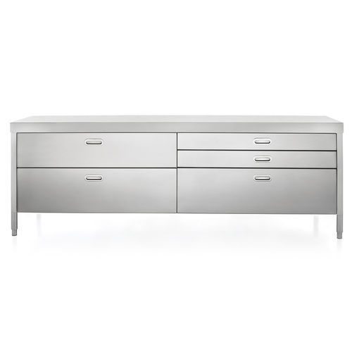 Unidad de cocina independiente - 250C-CONTENIMENTO/2 - ALPES-INOX - colocación libre / con cajón