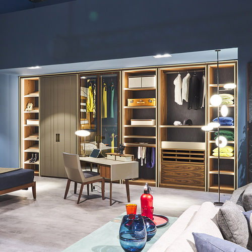 Vestidor contemporáneo - LAGUNA - Casa Covre - de madera maciza / de contrachapado / de vidrio