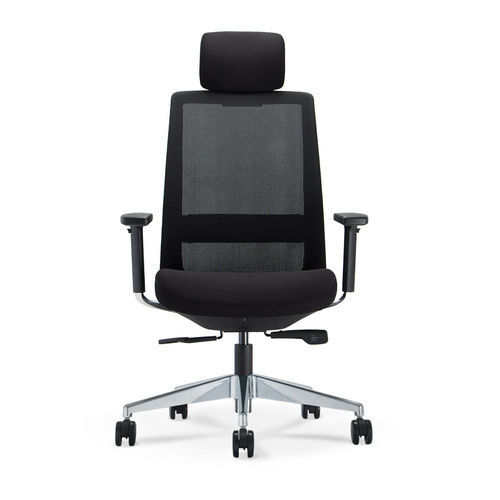 Silla de oficina contemporánea - C4 - Cavaletti S/a - de interior / de malla / con base de aluminio