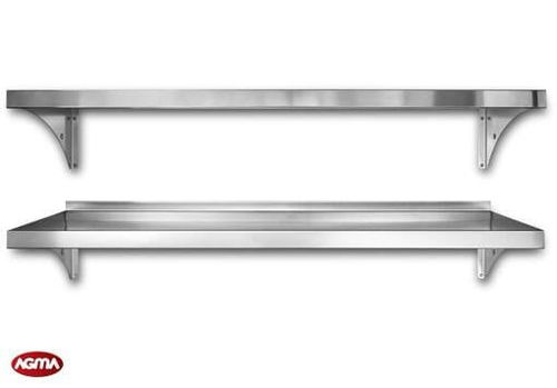 Estantería de pared - AGMA ARREDO INOX PROFESSIONALE SRL A SOCIO UNICO - contemporánea / de acero inoxidable / para el sector profesional