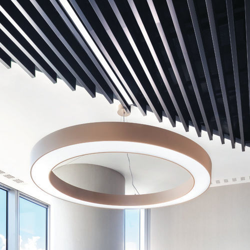 Absorbente acústico de metal - Knauf Ceiling Solutions - de techo / rectangular / decorativo